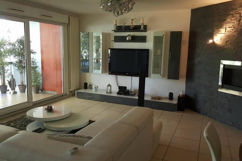 Superbe Duplex Au Nouveau Bassin Avec Vue Superbe Mulhouse Ngoại thất bức ảnh